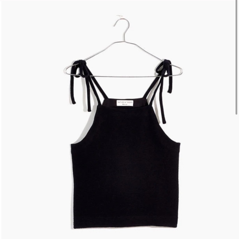 Madewell tie shoulder tank top